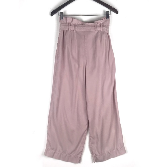 Anthropologie Blythe Wide Leg Paper Bag Waist Pant - Picture 3 of 7